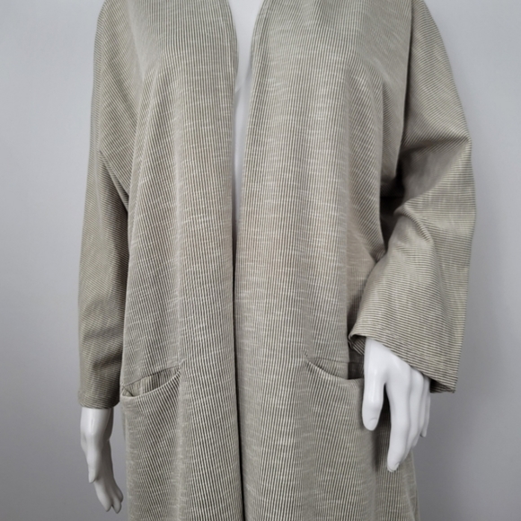 Antrophologie DONNI Relaxed Ribbed Coat Cardigan One size - Picture 5 of 13
